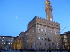 Palazzo Vecchio at sunset